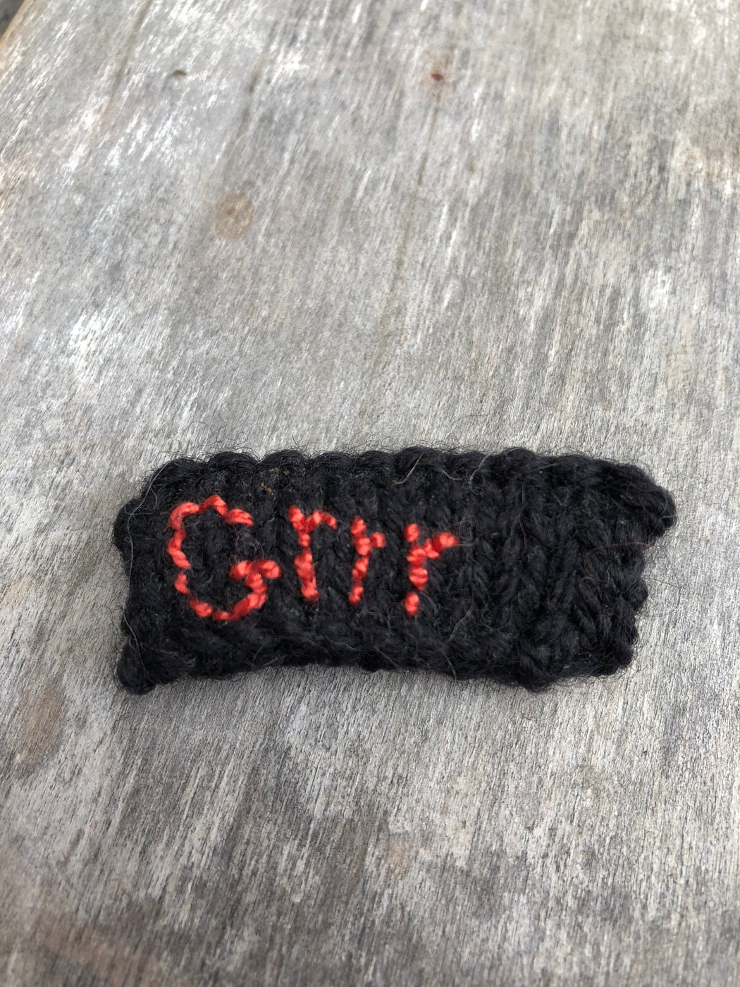Grrr Badge