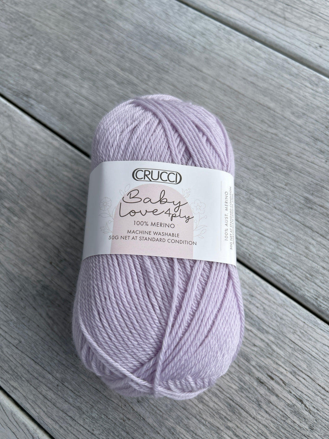 Crucci Baby Love 4 ply 100% Merino