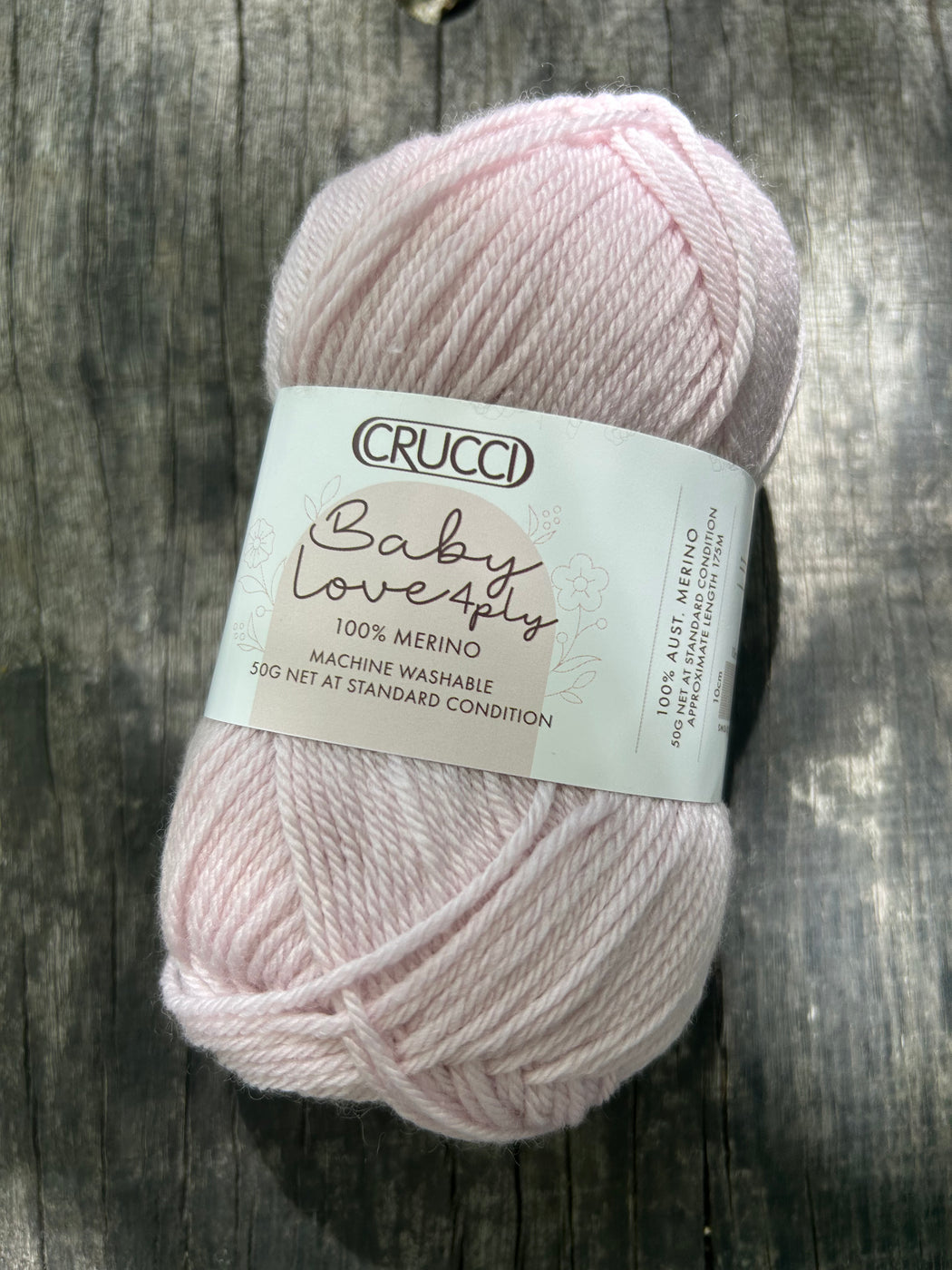 Crucci Baby Love 4 ply 100% Merino