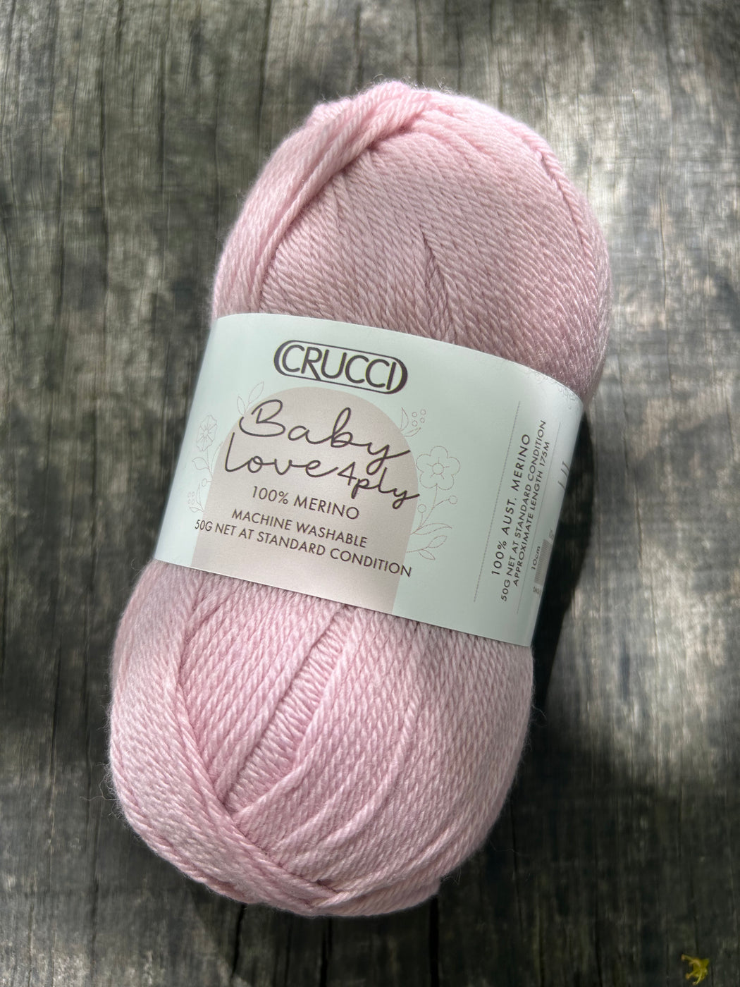 Crucci Baby Love 4 ply 100% Merino