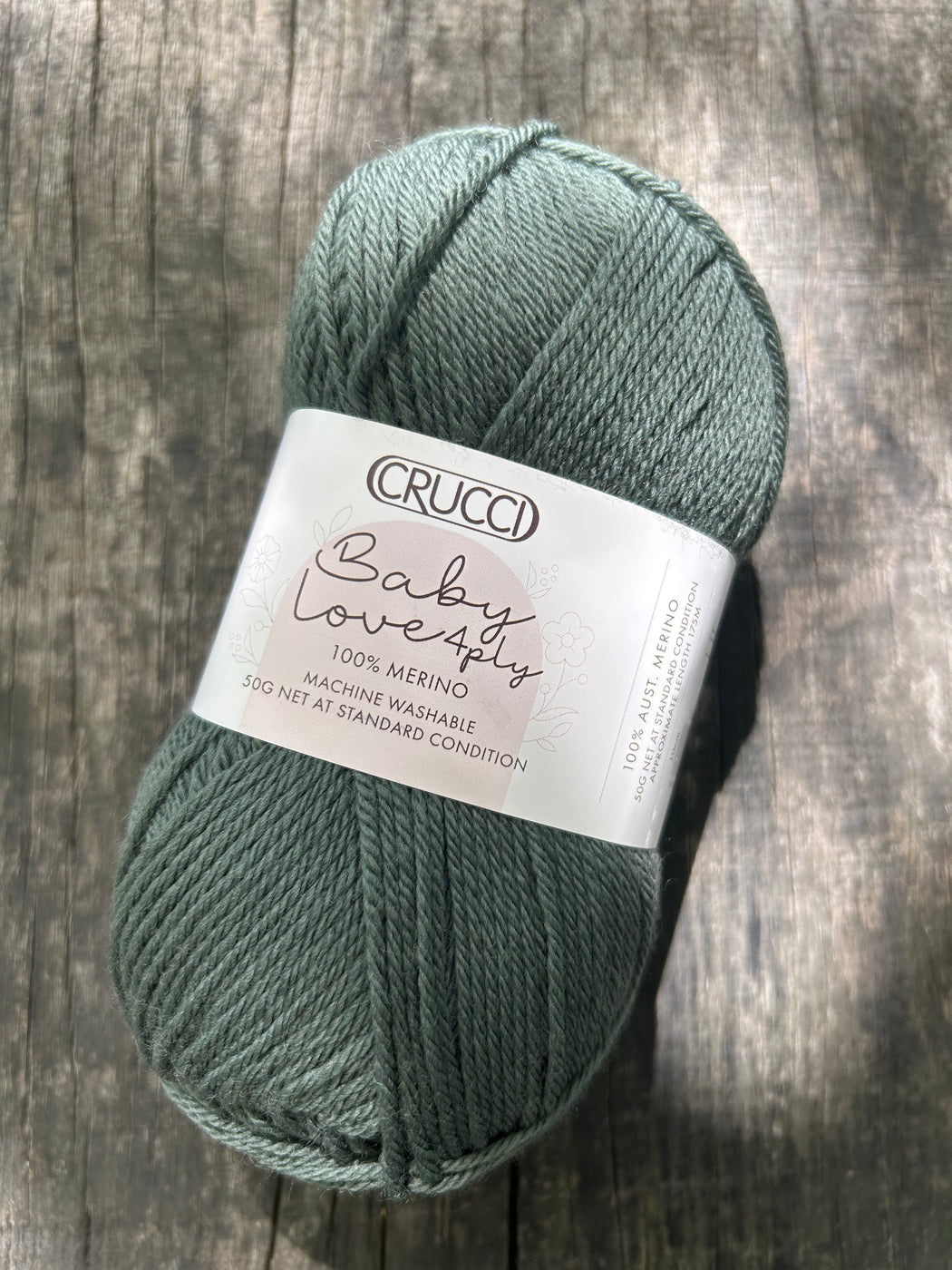 Crucci Baby Love 4 ply 100% Merino