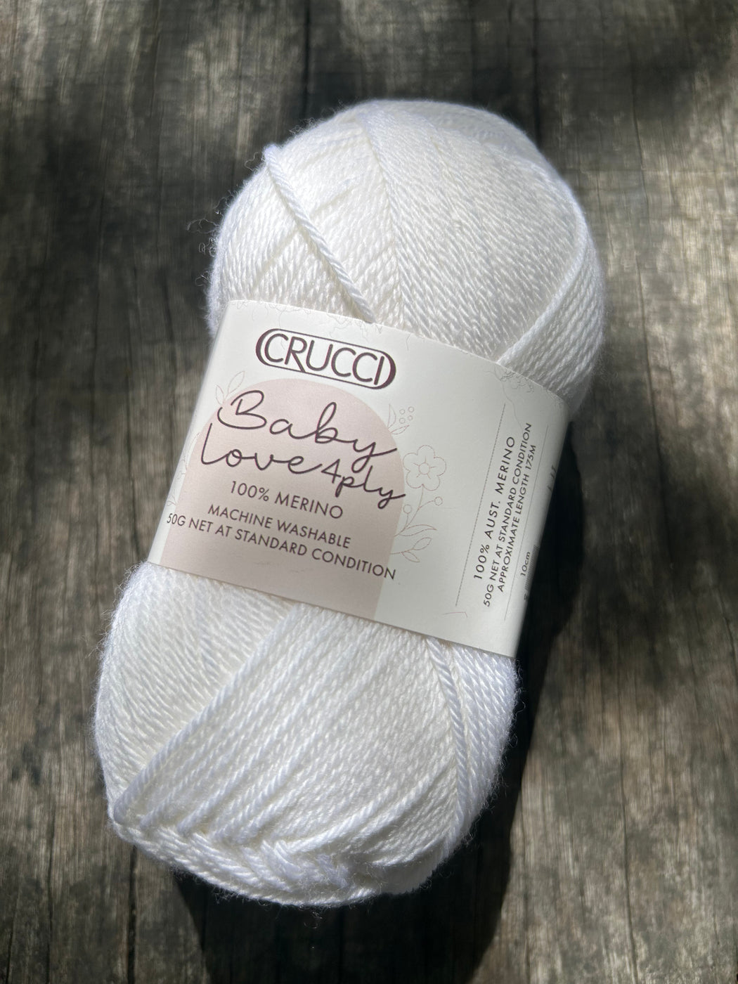 Crucci Baby Love 4 ply 100% Merino