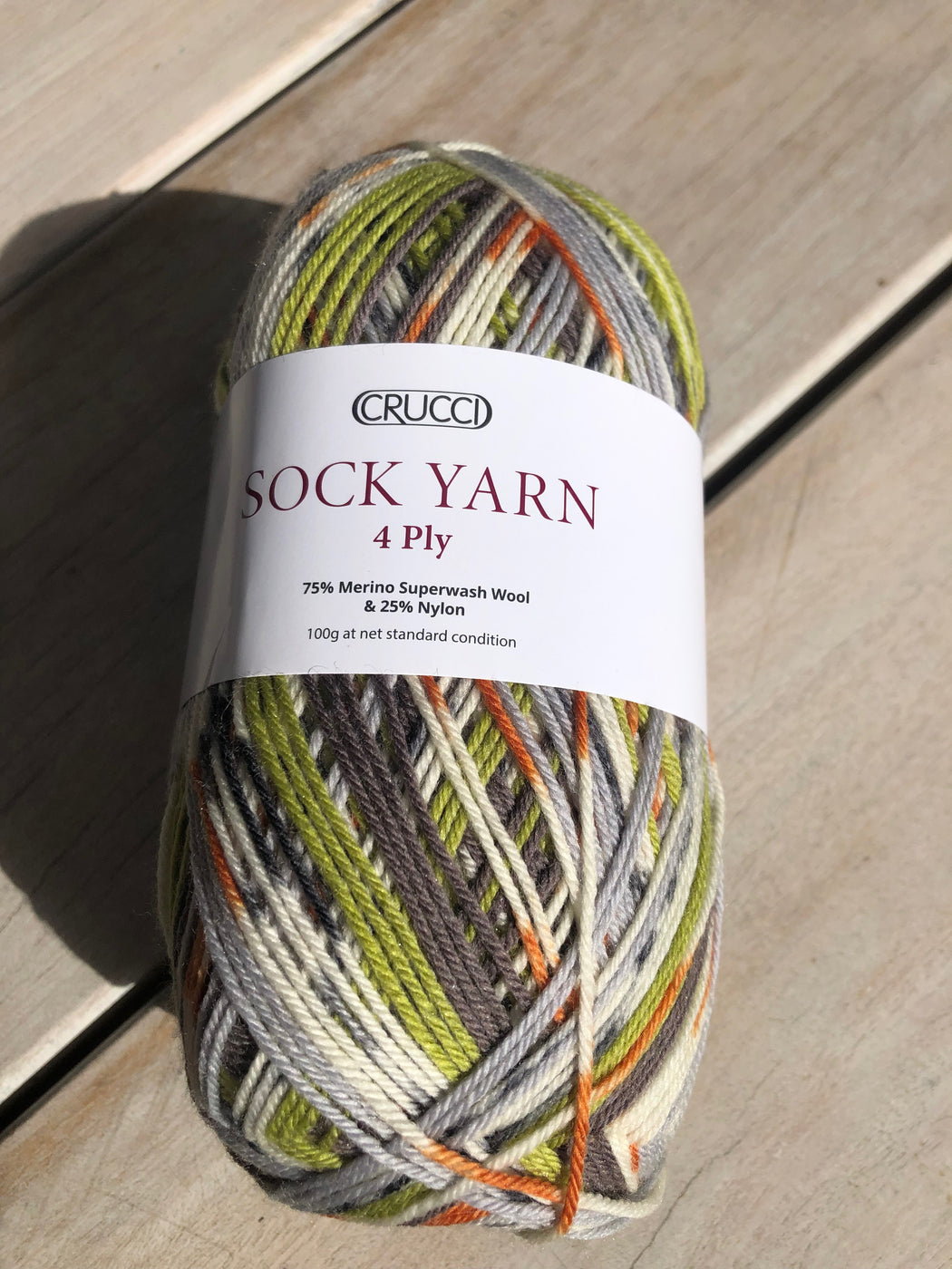 Crucci 4 ply Sock Yarn