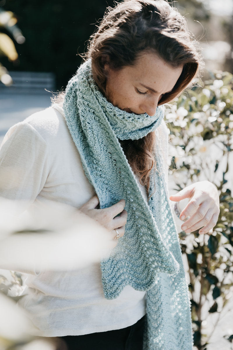Feather And Fan Scarf Knitting Pattern Feather And Fan Scarf — The